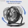 Elektriska fläktar USB Silent Fan Desk Cooler för bärbar dator Notebook Desktop PC Ofiice Summer Cooling Fan 4 Blades Rotatable USB MINI FANS SOCKETL240122