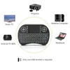 ZK20 Mini i8 sem fio teclado retroiluminado controle remoto com bateria de lítio para Android TV Box PC 2.4G Touch Pad 7 tipos de luzes podem ser alterados