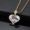 Necklaces Customize Mother's Day Gift Personalized Family Photo Necklace Gold Stainless Steel Photo Jewelry Couple Memory Pendant Gifts