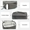 Naczynie obiadowe USB Pudełko na lunch torebka przenośna cieplejsza folia aluminiowa uchwyt wielokrotnego użytku wielokrotnego użytku