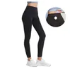 l'lu'lu's Leggings Damen Yoga-Hosen Align Shorts Kurz geschnittene Hosen Outfits Lady Sports Damenhosen Übung Fitnesskleidung Mädchen Laufleggings Gym Slim Fit Align-Hosen