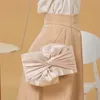 Straight Classic Colored Dinner Bags Bowtie Crossbody Bride Evening Gift Bag Ball Party