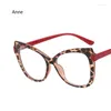 Sunglasses TR90 Women Spectacles Frames Cateye Transparent Eyeglasses Anti Blue Light Computer Glasses Fashion Eyewear Ray