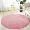 Carpets Anti Slip Carpet Round Luxury Quality Short Plush Area Rug Coffee Table Foot Mat Hanging Basket Floor Protection Cushion Gray