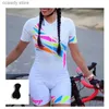 Fatos de treino masculino conjuntos de camisa de ciclismo 2021 nova venda quente na respirável manga curta roupas femininas poliéster personalizado triathlon macacão suith24122