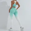 Ensembles actifs Oulylan vêtements d'entraînement pour femmes Fitness Sport soutien-gorge Shorts longs Leggings Outft 2 pièces sans couture Yoga ensemble de gymnastique