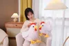 Bonecas de pelúcia bonito pintinho brinquedo de pelúcia simulação galo galinha travesseiro macio stardew vale jogo boneca de pelúcia kawaii peluche brinquedo de presente das crianças