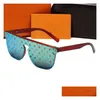 Sunglasses 2023 Vacation Luxury Designer Brand High Quality Glasses For Women Mens Uv400 Lens Uni Drop Delivery Fashion Accessories Ot6Vp