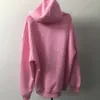 Designer de luxo 55555 clássico jovem mob espuma rosa moletom com capuz na moda masculino e feminino