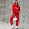 Women's Two Piece Pants Plus-size Women's Dress Fashion Women Hoodies + Pants Set Casual Tracksuits Plus Size Sports Clothing Sets T240122