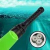 Flashlights 10000Lumens Green Light Diving Flashlight LED Underwater Lighting 100m Waterproof Tactical Torch For Photography Video Fill Ligh 240122