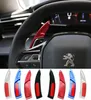 Para Peugeot 208 2008 308 3008 508 5008 SW GT Volante de carro Paddle Shift Extension Shifters o leme DSG Gear Car Stickers7907652