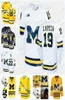 College Hockey indossa la maglia da hockey Michigan Wolverines Owen Power Nick Pastujov Griffin Luce Garrett Van Wyhe Jack Becker Nick Bla2129079