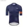 T-shirts pour hommes Chemises de cyclisme Tops 2024 Maillots de cyclisme Homme Chemises de cyclisme à manches courtes Kit de vêtements de cyclisme VTT Vêtements de vélo Triathlon Maillot CiclismoH24122