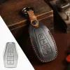 Luxury Leather Car Key Case Cover Fob for Geely Emgrand GS Vision Preface Bonjour Coolray Atlas NL3 X7 EX7 GT GC9 Keychain Shell