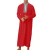 Vêtements ethniques Automne Mâle Robe Hommes Robe Résistant à l'usure Zip Up Respirant Casual Quotidien Durable Pleine Longueur Kaftan Confortable Mode