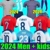 23 24 Maillot de football Englands TOONE Soccer Jerseys RUSSO Angleterre Coupe du monde Femmes KIRBY WHITE BRIGHT MEAD 23 24 KANE STERLING RASHFORD SANCHO GREALISH Hommes 378