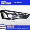 For Audi A5 A5L LED Headlight Assembly 08-16 Car Accessories Dynamic Streamer Turn Signal Indicator DRL Daytime Running Light Front Lamp