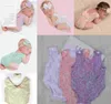 10pcs Newborn baby lace hollow romper with bow headband infant kids po props clothes pography onesies onepiece rompers jump6273613