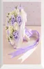 2017 Bouquets de mariage artificiels bon marché en stock Perles scintillantes Rose et blanc Bouquet de demoiselles d'honneur de mariée Belle mariée Vintage H6129718
