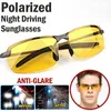 Lunettes d'extérieur Nouvelles lunettes de conduite Vision nocturne lunettes de soleil Anti-UV homme femmes polarisées lunettes pour adultes Anti-éblouissement accessoires de voiture pour conducteur 240122