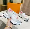 Designer Sneakers Run 55 Heren Dames Casual schoenen Run Away Modieus Rubberen schoenen met dikke zolen Leer Lage platte zolen Comfortabele veelzijdige outdoor-sneakers