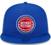 Detroit'pistonons''sball Caps 2023-24 Unisex Fashion Cotton Baseball Cap Champions Финал Шляпа мужчина женщин солнце