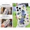 CASEiST Luxury Pressed Dried Real Flowers Eternal Floral Aesthetic Daisy Glitter Gold Foil Women Protective Phone Case Cover For iPhone 15 14 13 12 11 Pro Max XS Plus