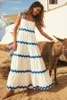 Bedrucktes Gürtelkleid Damen ärmellos rückenfrei hoch tailliert Urlaub Abendkleid Damen gestreift Blume elegant A-Linie Damen Robe 240122