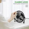 مراوح كهربائية قوية للرياح USB Silent Fan Desk Cooler لجهاز الكمبيوتر المحمول كمبيوتر Desktop PC Ofiice Summer Cooling Fans 4 Blade Rotatable USB mini fanl240122