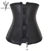 Taille Tummy Shaper modélisation sangle Zipper taille formateur corset latex cincher sous le buste gaine amincissante femmes minceur gaine ventre g7618686