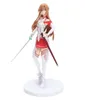 Anime SQ Sword art online Asuna White Color Ver Collection Action Figure Model Toy 18cm T2001064346405