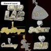 VVS D Moissanite Round Plate Name Netlace Hook Figuredized Design Iged Out Hip Hop 925 Sterling Silver Jewelry Factory