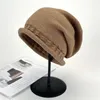 Berets unisex cieplejsza czapka Kobiety wełniane czapki czapki BALACLAVA dla mężczyzn zima bawełniana kupa na wolnym masie Masculina