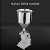 Semi-automatic Convenient Oil Nail Polish Salad Dressings Small Manual Hand Pressure Paste Filling Machine With Funnel