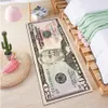 Carpets Floor Mat Creative USA Dollar 3D Bedroom Living Room Hallway Long Strip Carpet Anti-slip Soft Area Rug Home Decoration