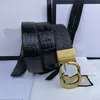 مصمم حزام رجال الأزياء مشبك خطوط جلدية أصلية