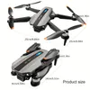 Novo drone S91 EVO com motor sem escova HD Câmera dupla Localização de fluxo óptico WIFI FPV Modo sem cabeça RC Brinquedos quadcopter dobráveis, perfeito para presente de ano novo