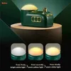 Umidificatori 350ML Retro Train Design Umidificatore ad ultrasuoni Mini diffusore di aromi di olio essenziale con luce notturna calda Nano Nebulizzatore YQ240122