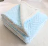 Blankets 3D Stripes 2 Layers Winter Thick Kids Bed Spread Cozy Baby Blanket Toddler Bedding Quilt Soft Thermal Furry Sherpa Child