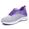 2024 Spring Women Shoes Toming Running Flat Shoes Drabla Black White Purple Bekväm stor storlek 36-41 GAI TR