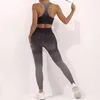 Ensembles actifs Oulylan vêtements d'entraînement pour femmes Fitness Sport soutien-gorge Shorts longs Leggings Outft 2 pièces sans couture Yoga ensemble de gymnastique