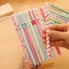 10pcs/set Kawaii Gel Pens 0.38mm Lead Colorful Ink Neutral With Storage Box Ballpoint Pen Stationery School Office Supplies