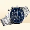 Men Classic Business Watch Wristwatches Stainless Steel Steel Savitimer 1884 Sports Chronograph Male Automatic Quartz Watches Top9331699