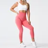 Women's Pants Europe United States Tight Spandex Leggings Soft Sports Yoga Hip-lifting Sweat-absorbing Nylon Fitness