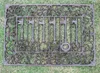 Żeliwa drzwi do drzwi prostokąt stary klawisze przewijanie wiktoriańskie portiety antyczne metalowe metalowe rzemiosło domowe ogrodowe akcesoria datio v2219392