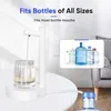 زجاجة الماء سطح المكتب موزع زجاجة ماء تلقائي موزعات مياه كهربائية ذكية مقابل 5 جالون زجاجات USB شحن 7 مستويات 240122