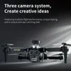 Nieuwe K10pro-drone, optische stroompositionering, vierzijdige obstakelvermijding, start met één knop, elektrische camera met drie camera's, zwaartekrachtsensor