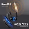 Mobiltelefonörlurar Nyaste K20 Bluetooth-headset Trådlösa hörlurar Handsfri brusreducering Hörlurar med APT-X HD Dual Mic för alla smarta telefoner YQ240120