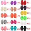 Accessori per capelli XIMA 32 pezzi/lotto 4 pollici grandi fiocchi per bambini in raso con clip per forcine ornamenti in tessuto